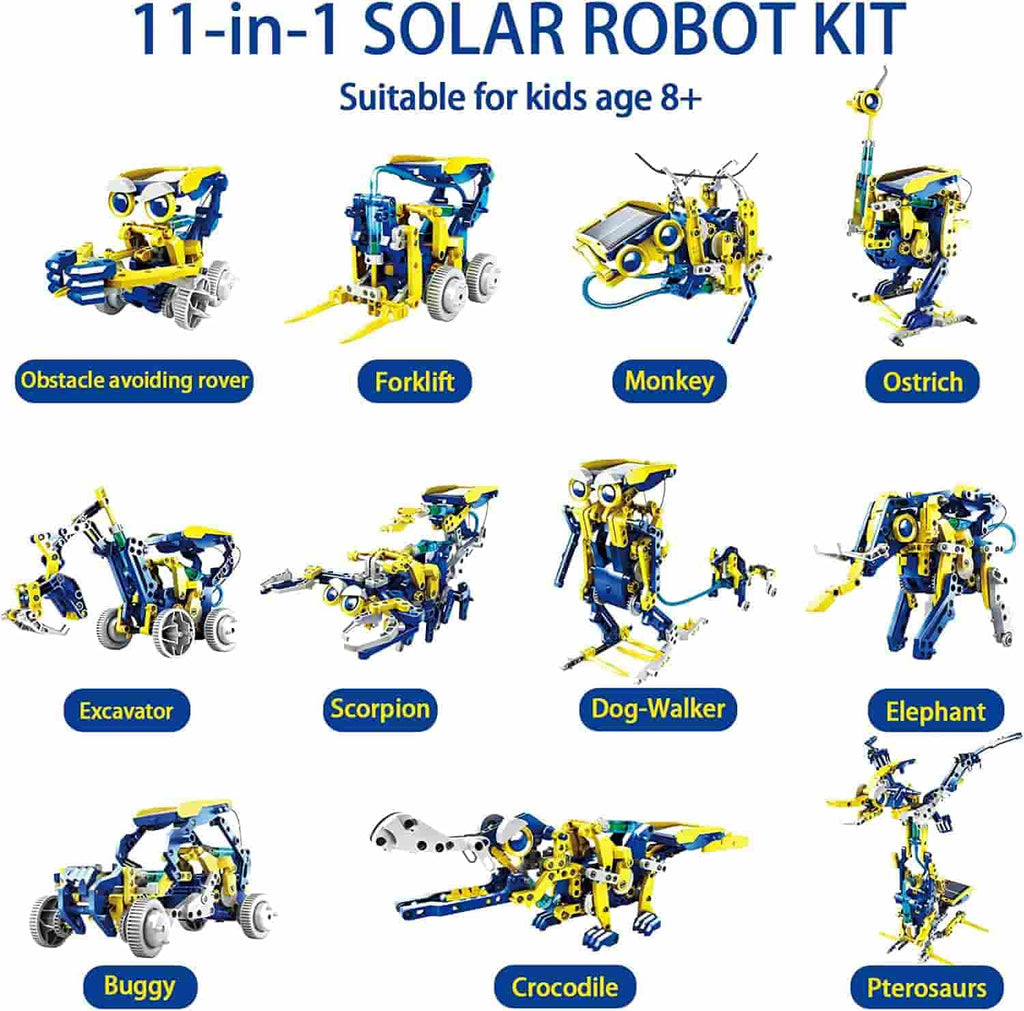 11 in 1 Solar Robot: Robotics Kit